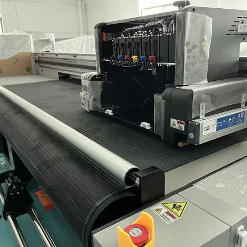 Acetek 1.8m Hybrid UV Roll To Roll flatbed Printer High resolution UV Printer Cycle Curing Led UV Printer