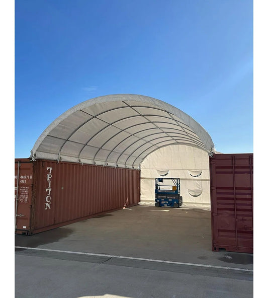 Premium Shipping Container Canopy Shelter — Rugged Protection Meets Seamless Design