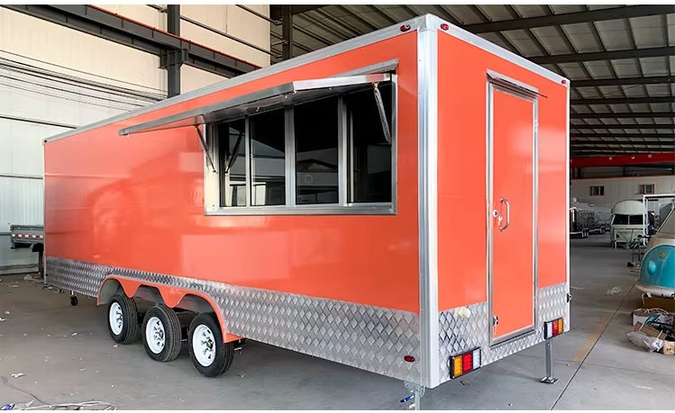 Fully Equipped Custom Food Truck | Hot Dog & Restaurant-Ready Mobile Kitchen Trailer (USA Certified)