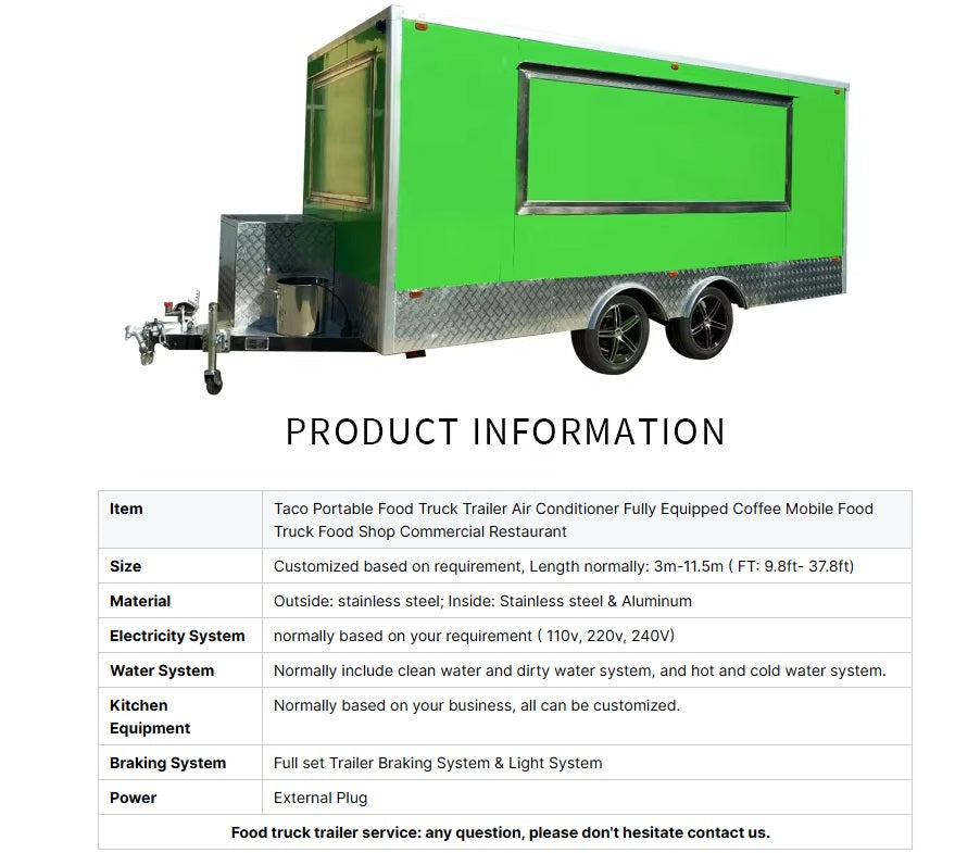 Fully Equipped Custom Food Truck | Hot Dog & Restaurant-Ready Mobile Kitchen Trailer (USA Certified)