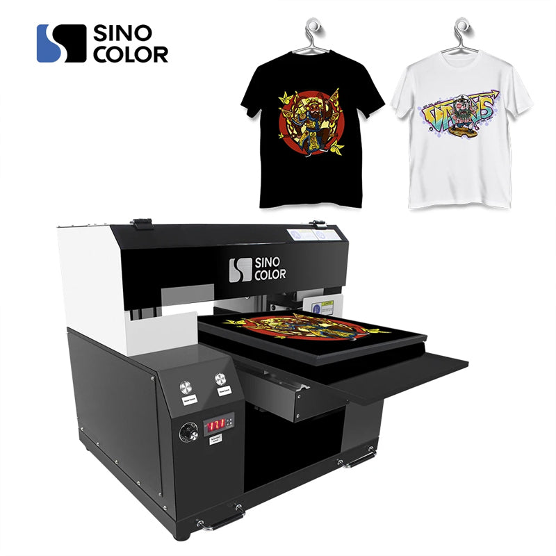 A3 A2 Size Desktop Flatbed Diy Cotton Fabric Textile Tshirt Shirt Direct Automatic Digital T-Shirt Printing Machine Dtg Printer