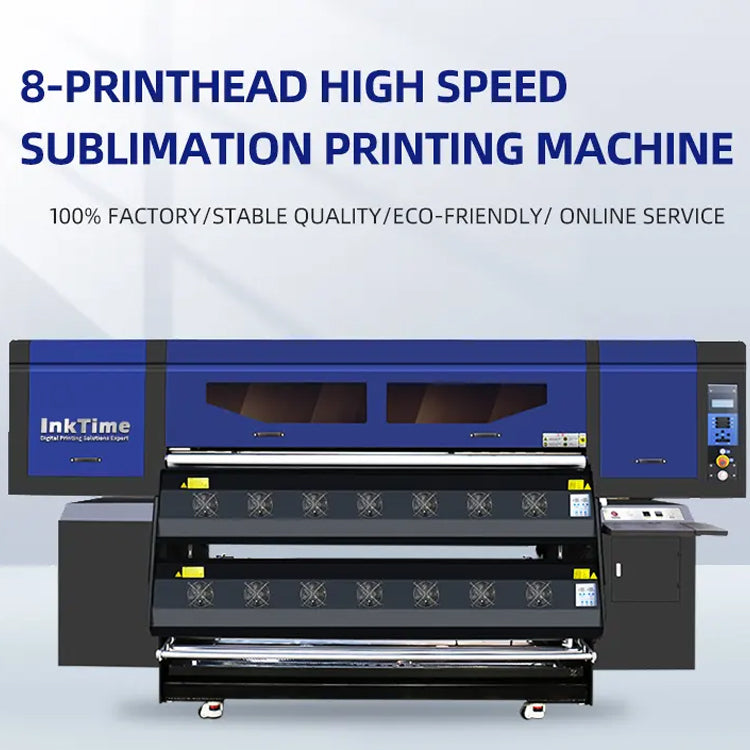 Large Format Digital Fabric Sublimation Printing Machine Printer With 8 Printhead