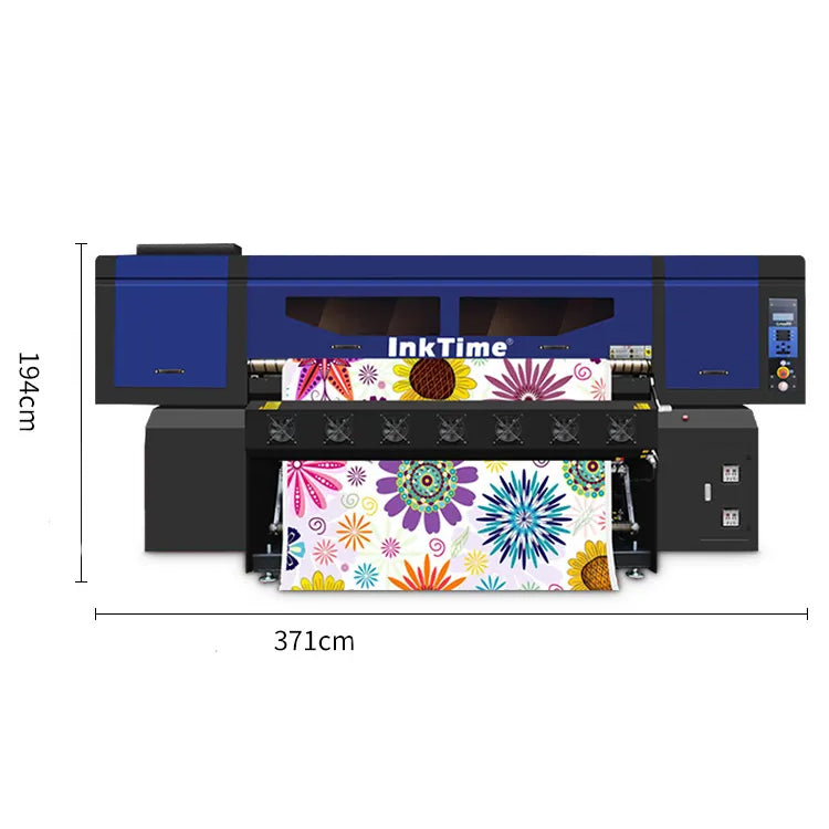 Large Format Digital Fabric Sublimation Printing Machine Printer With 8 Printhead