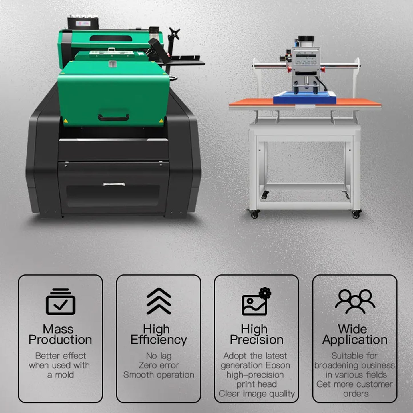 PYsTech New Gen All-in-One 40cm-2pcs-i3200 Heads DTF Printer